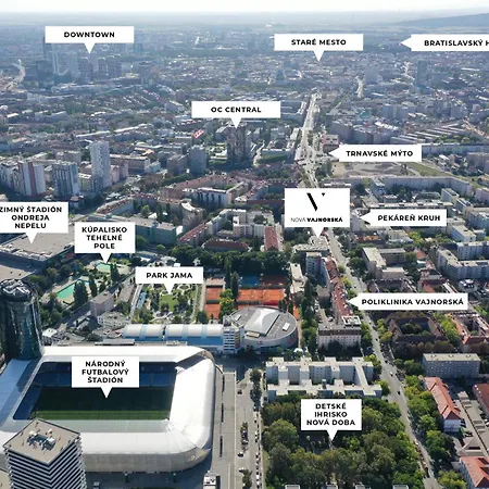 Vapartment Nova Vajnorska , Private Parking Lejlighed Bratislava